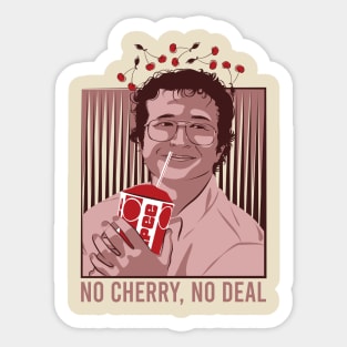 No cherry , no deal Alexei Smirnoff Sticker